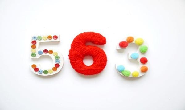 Image of Crafty Table Numbers