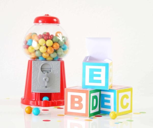 Image of Alphabet Cube Party Boxes