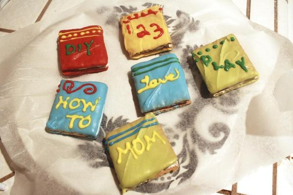 Image of 796 x 476 Book Party Book Cookies.