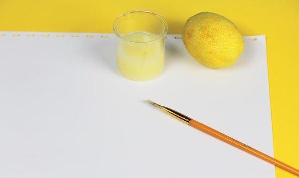 Image of science party invisible ink
