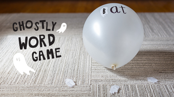 Image of ghostly word game