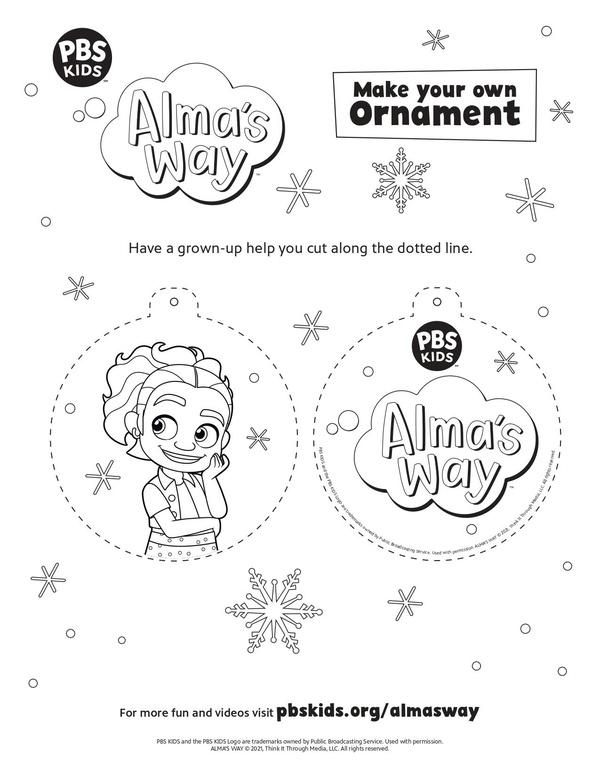 Image of Alma's Way ornament.