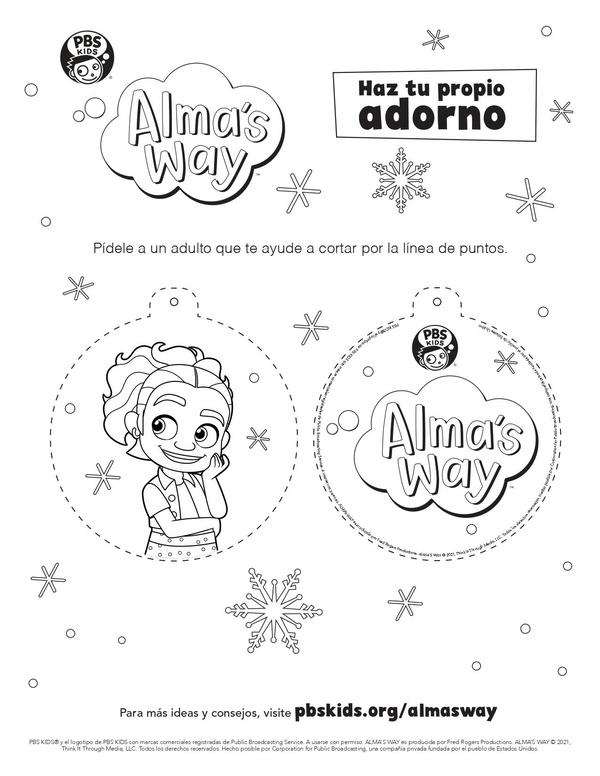 Image of Alma's Way ornament.