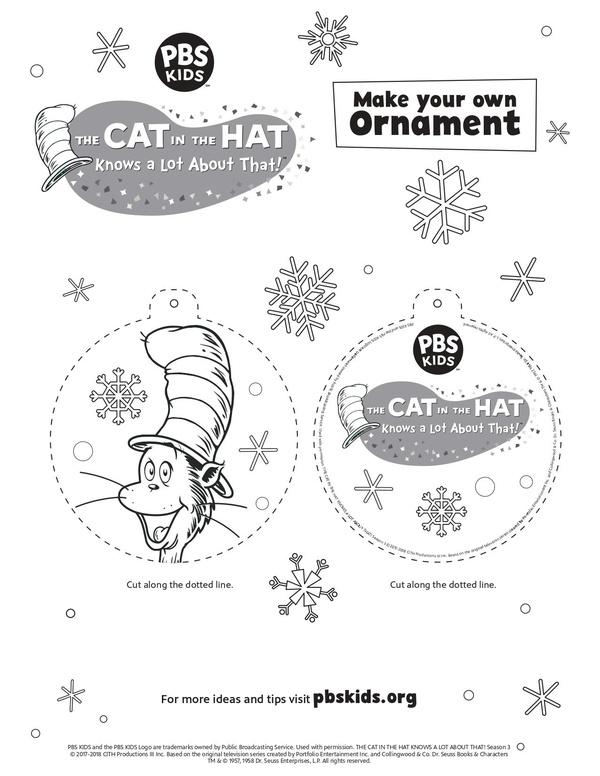 Image of the Cat in the Hat ornament
