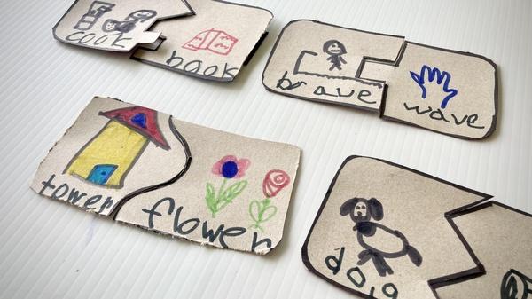 Finished rhyming game.
