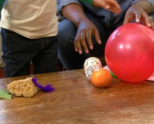 Objects on a table.
