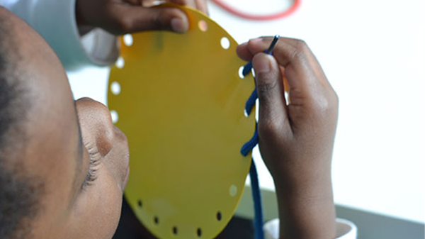 Image of lacing cards