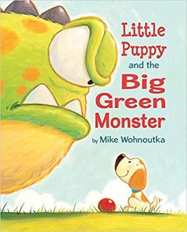 Little Puppy and the Big Green Monster cover image