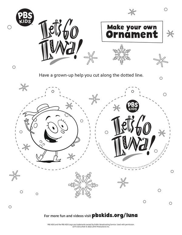 Image of Let's Go Luna! Ornament