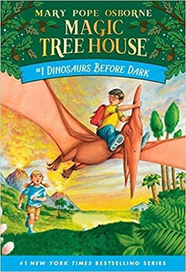 Magic Tree House: Dinosaurs Before Dark cover image