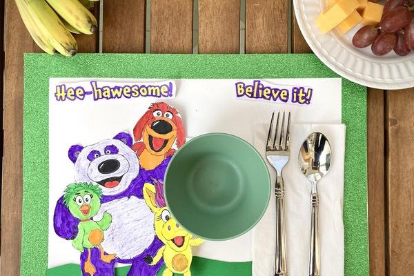 A finished placemat.