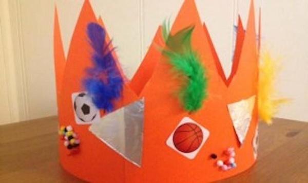 Image of Mister Rogers birthday crown feature