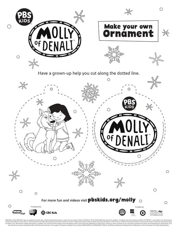 Image of Molly of Denali Ornament