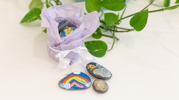 Image of hand painted rocks.