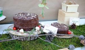 Nature Cat birthday party Woodland Cake