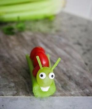 Nature Cat birthday party Fruit and Veggie Caterpillar