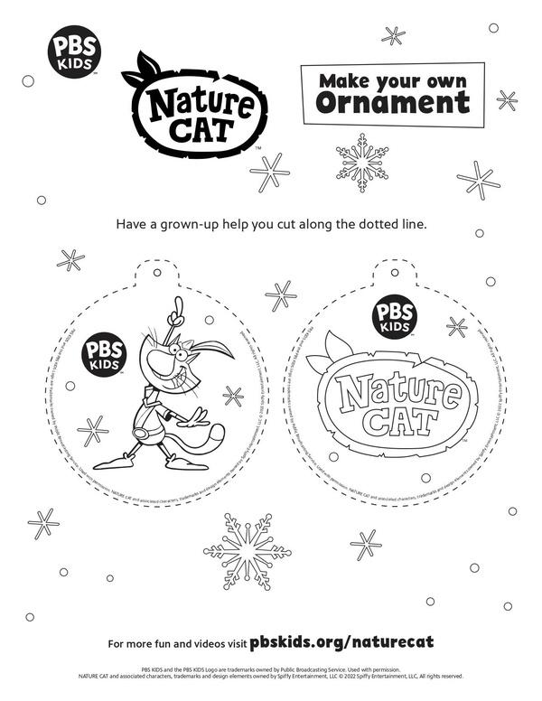 Image of Nature Cat ornament