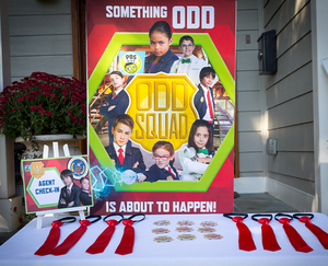 Odd Squad birthday party Backdrop Poster