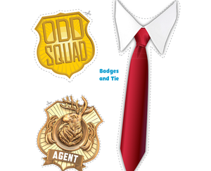 Odd Squad birthday party Photo Props