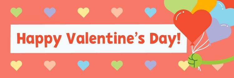 Happy Valentine's Day graphic.