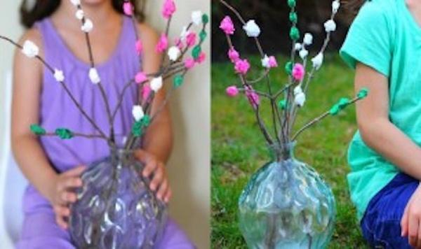 Image paper blossoms feature
