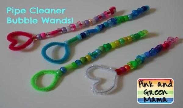Image of pipe cleaner bubble wand feature