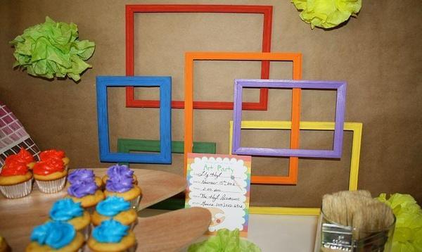 Image of Art Party Rainbow Frame Stand.