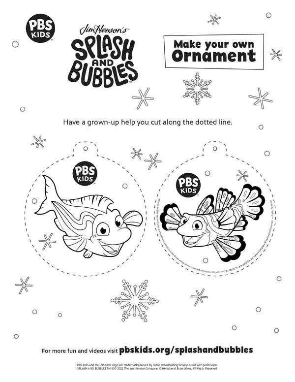 Image of Splash and Bubbles Ornament