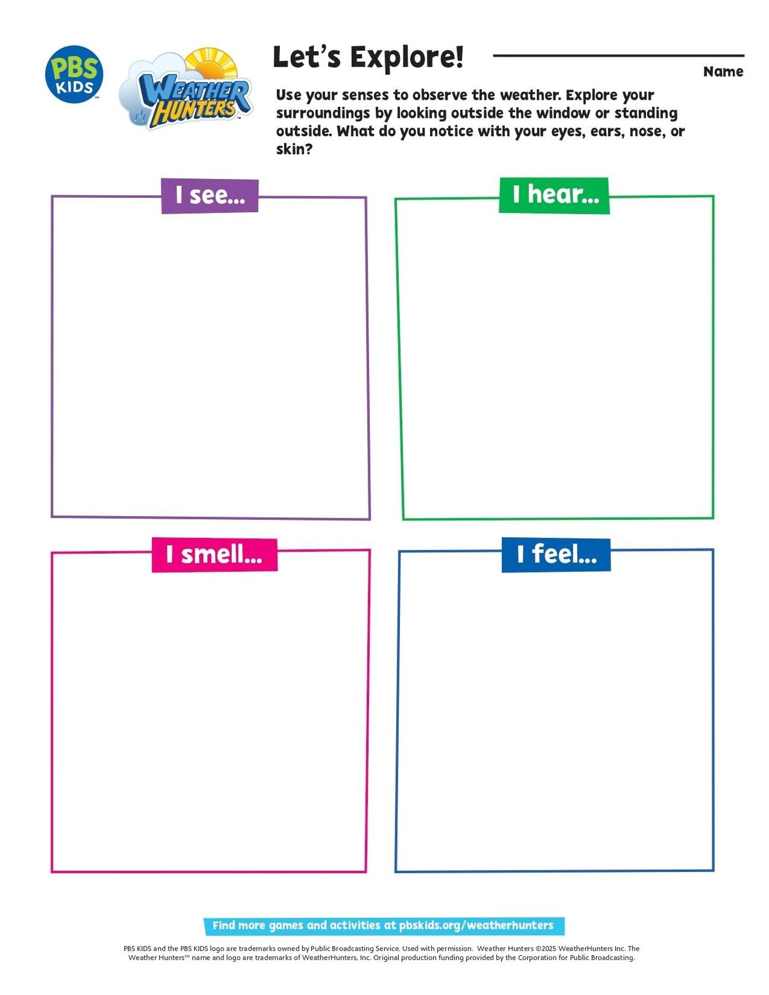 Let's Explore! | Kids Coloring Pages | PBS KIDS for Parents