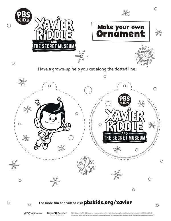Image of Xavier Riddle Ornament