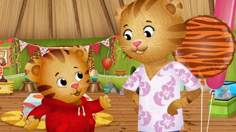 Image of Mom Tiger and Daniel Tiger.