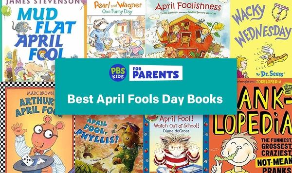 Image of April Fools Day booklist.