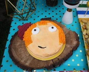Peg Cat birthday cake