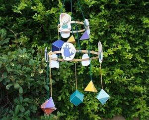 Peg Cat birthday shape chandelier