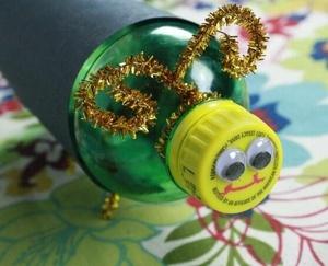 Image of Wild Kratts birthday party soda bottle fireflies