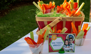 Odd Squad birthday party Odd Todd's harvest snack