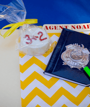 Odd Squad birthday party math equation cookie