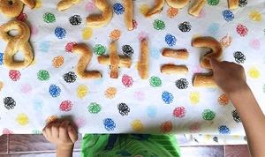 Peg Cat birthday Soft Pretzel Numbers