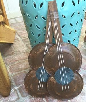 Peg Cat birthday Paper Plate Ukulele
