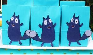 Peg Cat birthday Favor Bags
