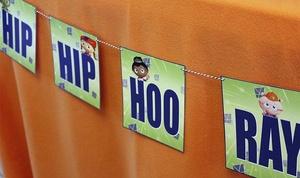 Super Why birthday party banner