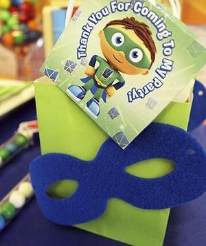 Super Why birthday Party Favor Bags