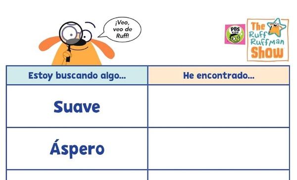 Imagen del gráfico de la Búsqueda del tesoro de Ruff, áspero y suave