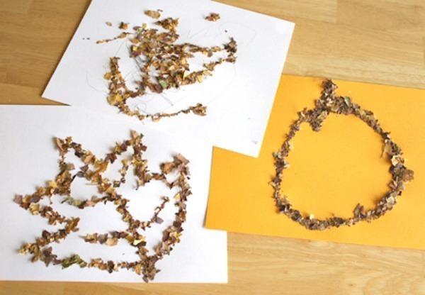 Image crunchy leaves craft