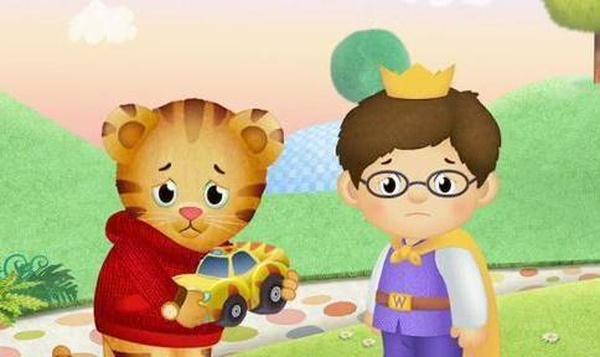 Image of Daniel and Prince Wednesday practicing sharing.