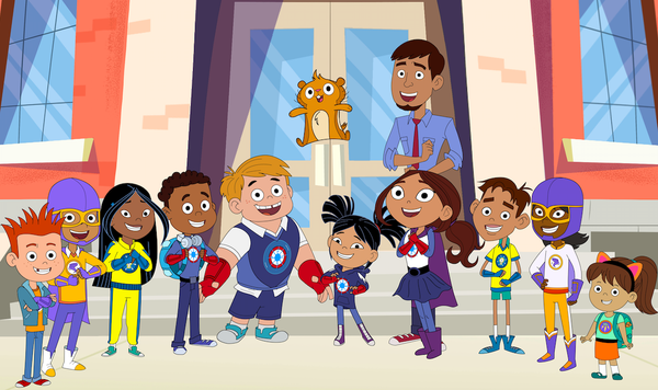Cast of Hero Elementary.