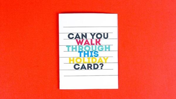 Image magic holiday card