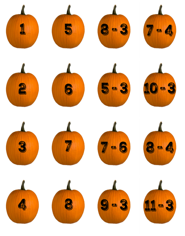 Image of pumpkin math printable
