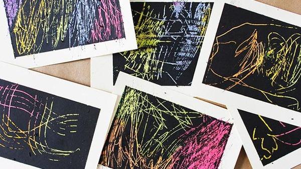 Image of scratch art paper