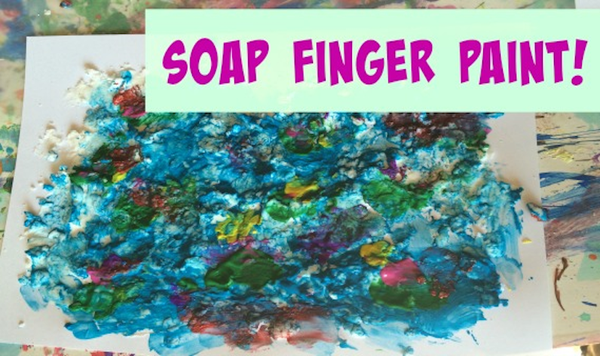 Image of soap finger paint